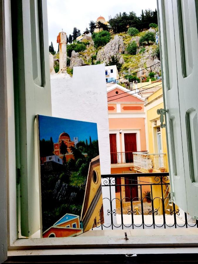 Kozas Art House, Symi Apartment Bagian luar foto